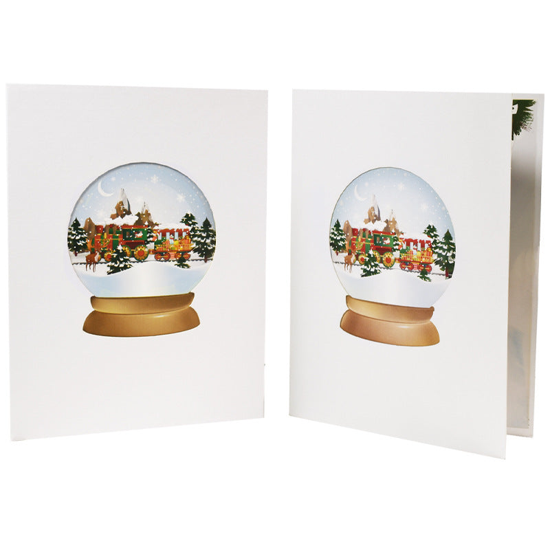 Christmas Pop Up Card | Christmas Train | 3D Card | Xmas | Santa in Locomotive | Gift | Greeting Card