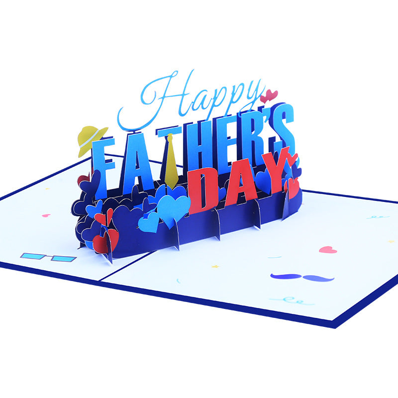 Fathers Day Pop Up Card | Happy Fathers Day | Card for Dad | 3D Card | Greeting Card