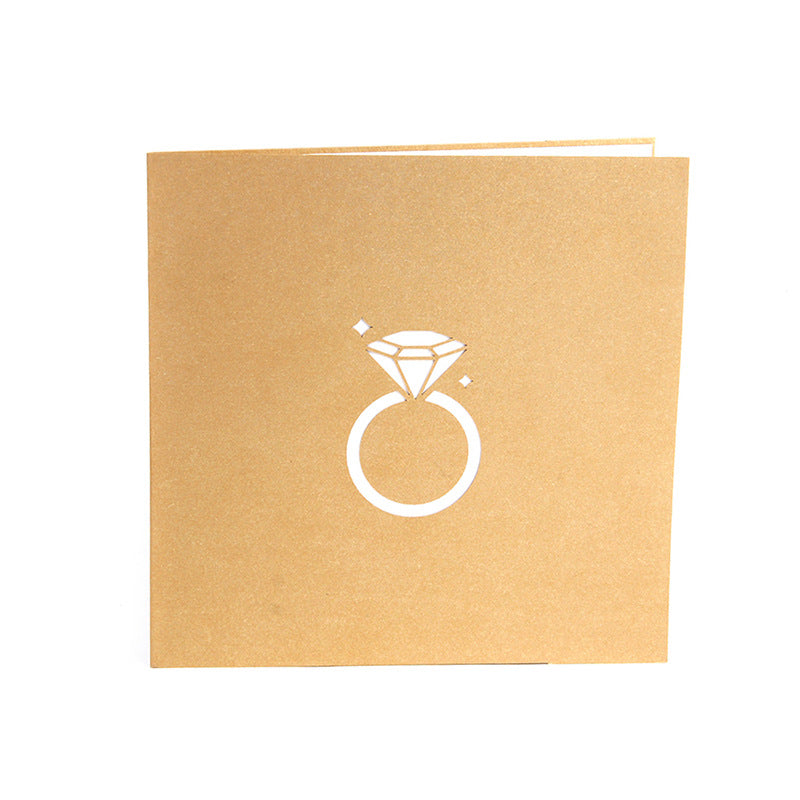 Engagement Ring Pop Up Card