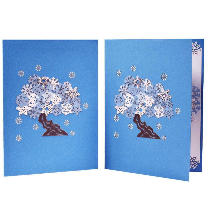 Christmas 3D Pop Up Card | Snowy Forest | Santa in Sleigh | 3D Card | Xmas Card | Greeting Card | Festive Gift | 3 Styles