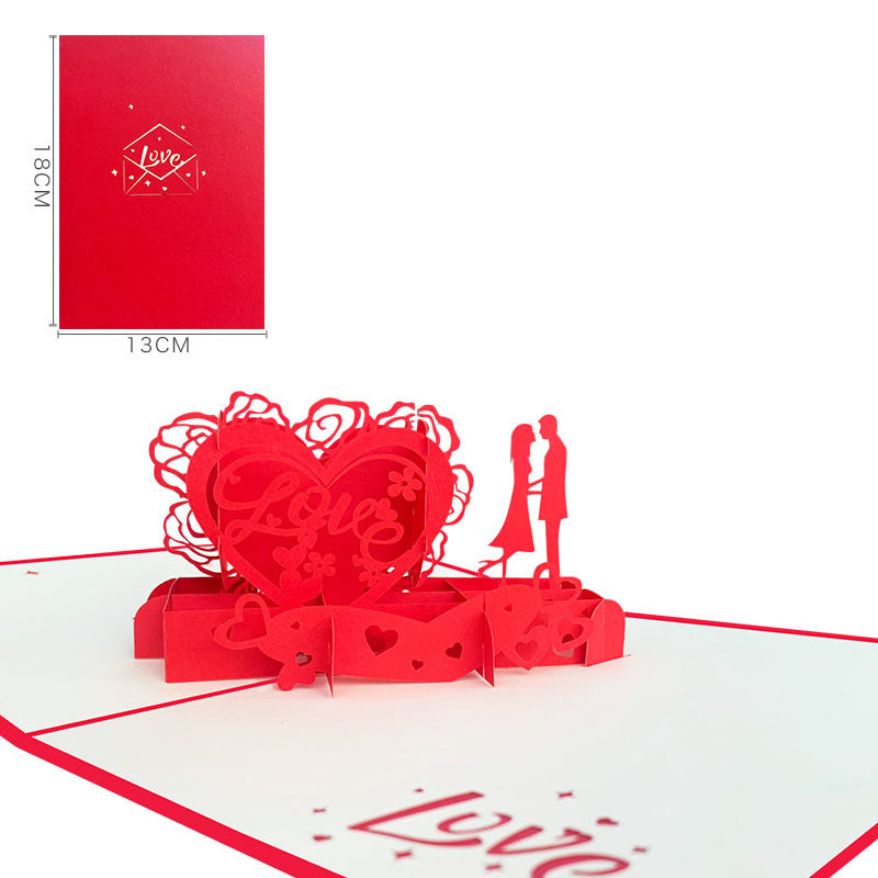 Romantic Love Pop Up Card