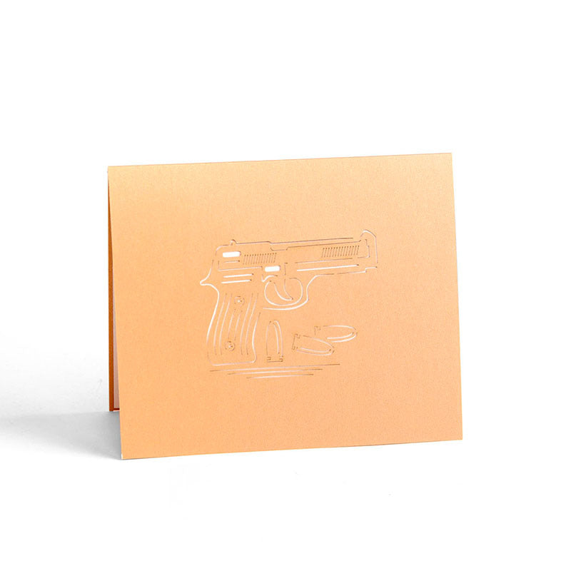 Gun Pop Up Card | 3D Card | Funny | Controversial Greeting Card