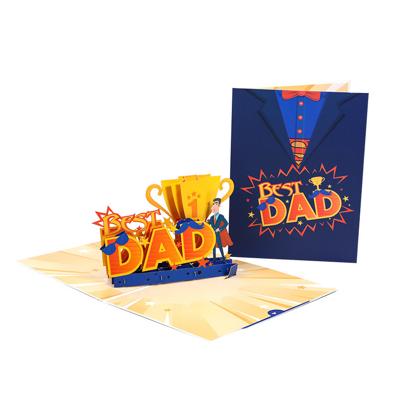 Fathers Day Pop Up Card | Dad | Card for Dad | 3D Card | Greeting Card