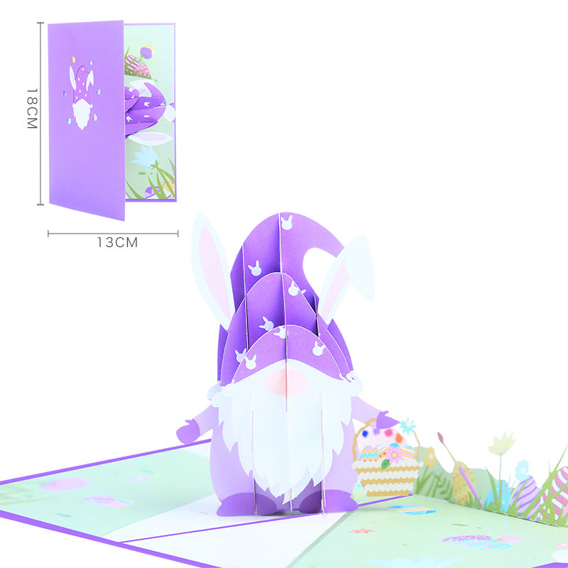 Easter Pop Up Card | Easter Bunny | Wizard | 3D Card | Funny | Greeting Card | 2 Styles