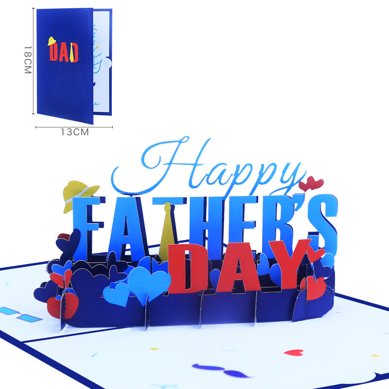 Fathers Day Pop Up Card | Happy Fathers Day | Card for Dad | 3D Card | Greeting Card