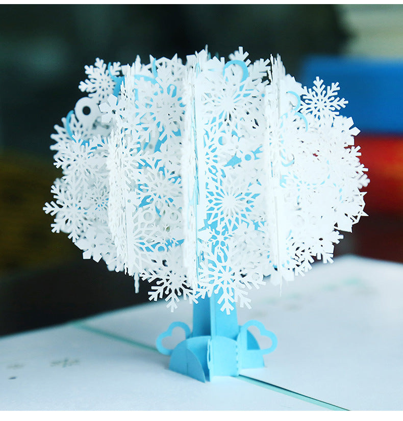 Christmas 3D Pop Up Card | Snowy Forest | Santa in Sleigh | 3D Card | Xmas Card | Greeting Card | Festive Gift | 3 Styles