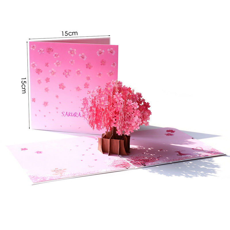 Blossom Cherry Tree Pop Up Card