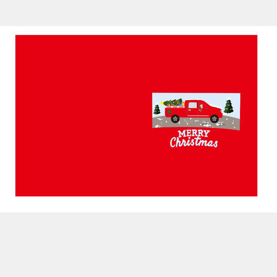 Christmas Pick Up Truck Pop Up Card - 4 Styles