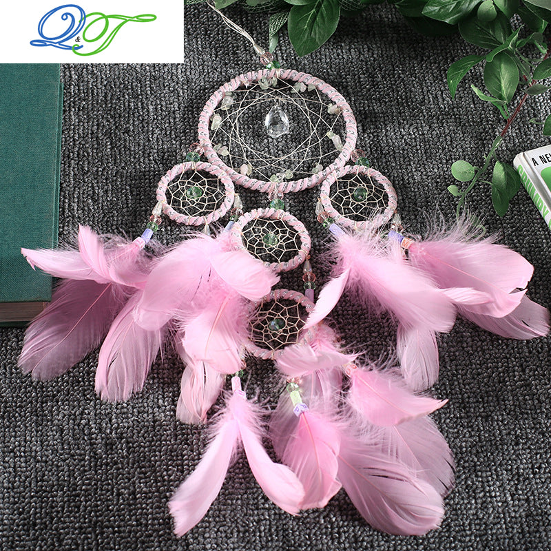 Dreamcatcher, Pink, 50cm Medium