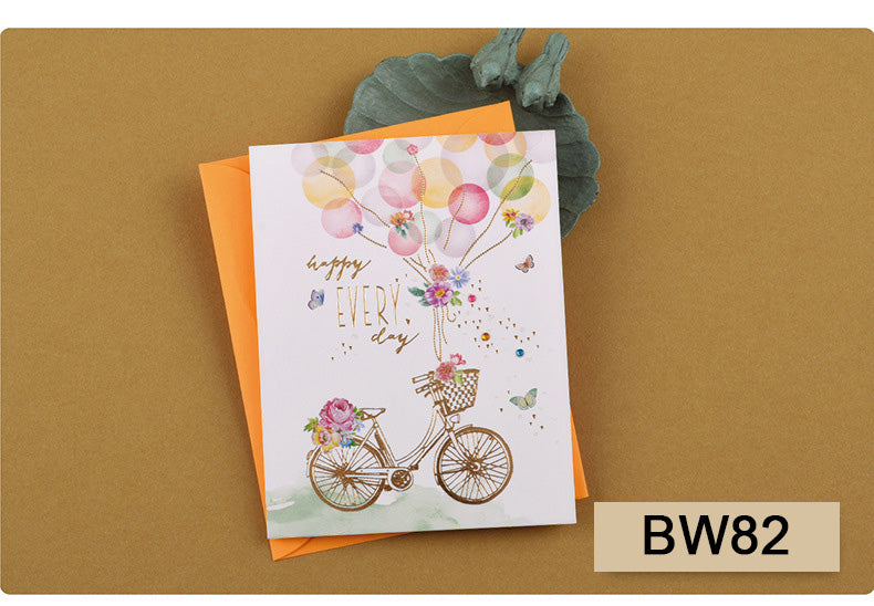 Best Wishes Cards - Butterfly Series - Set of 3 Greeting Cards