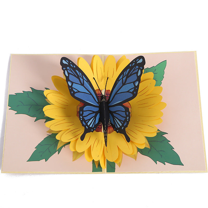 Colourful Butterfly Pop Up Card - 3 Styles