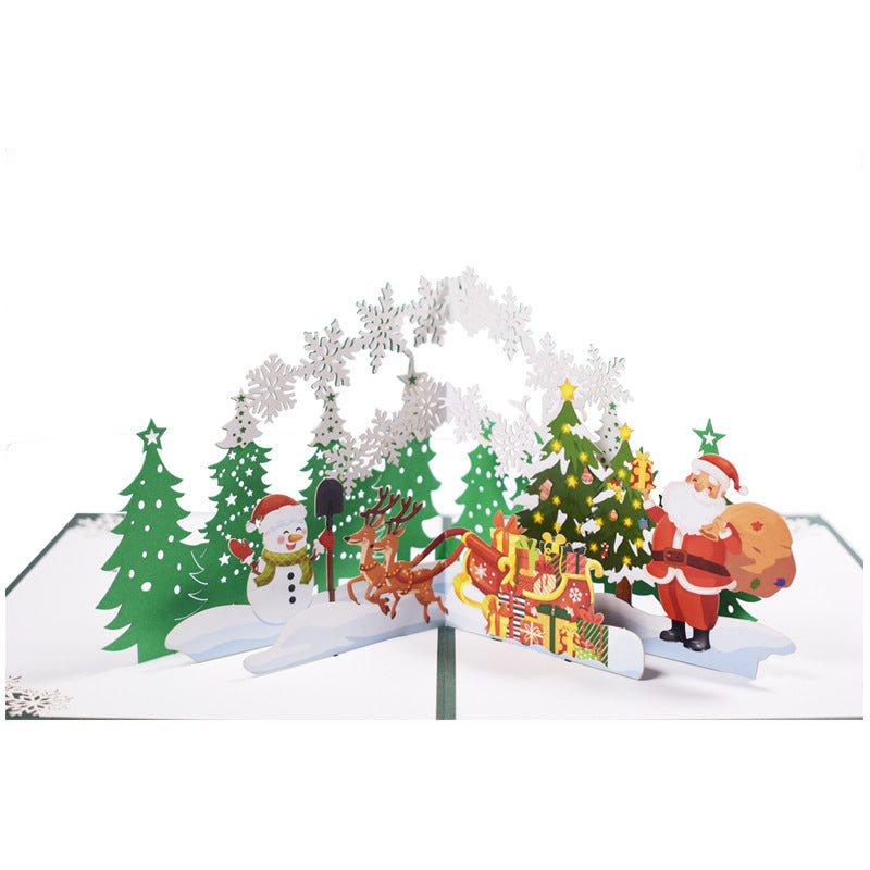 Christmas Pop Up Card, Xmas Gift, Greeting Card, Christmas Tree, 3d