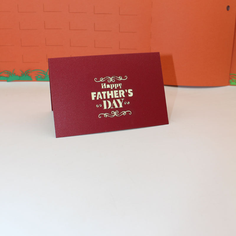 Fathers Day Card - Dad and Daughter