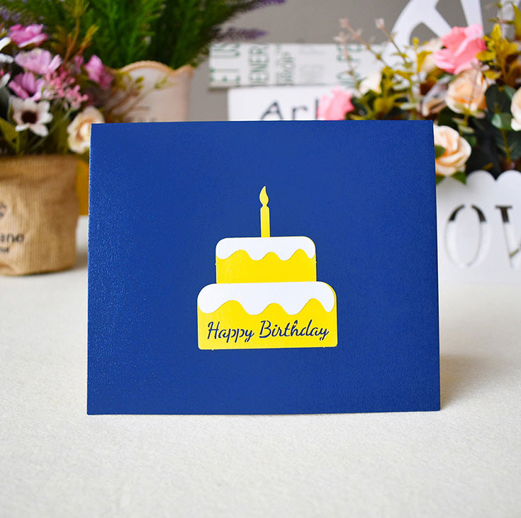 3D Pop Up Card | Birthday Card | Greeting Card | Birthday Cake | Gift | 3 Styles