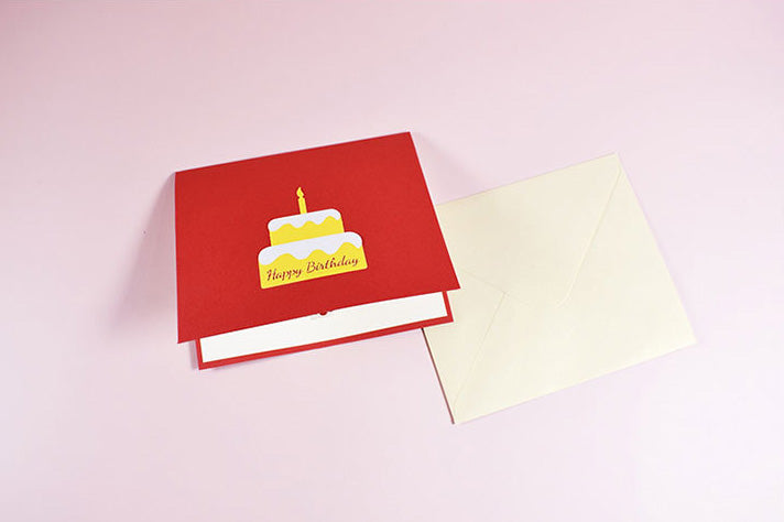 3D Pop Up Card | Birthday Card | Greeting Card | Birthday Cake | Gift | 3 Styles