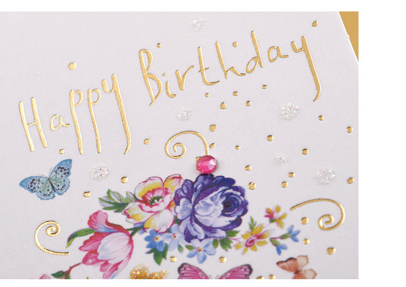 Birthday Cards - Butterfly Series - Set of 3 Greeting Cards