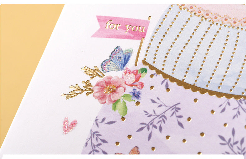 Birthday Cards - Butterfly Series - Set of 3 Greeting Cards