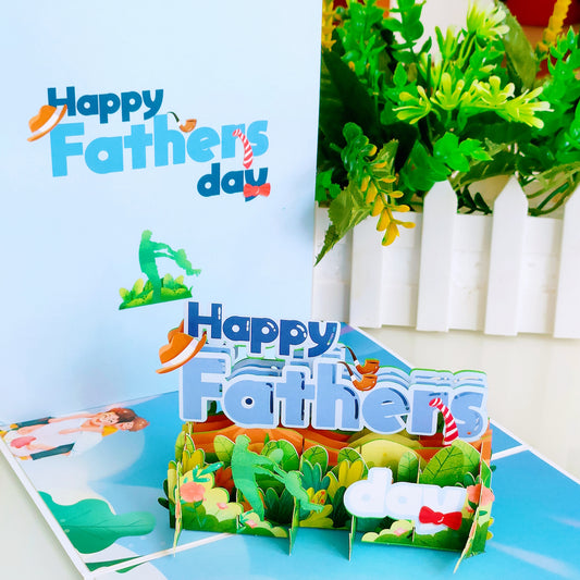 Fathers Day Pop Up Card | Happy Fathers Day | Card for Dad | 3D Card