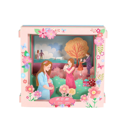 Mothers Day Tunnel Card - I Love You Mom