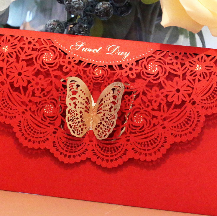 Various Colours Lace Theme Money Envelope