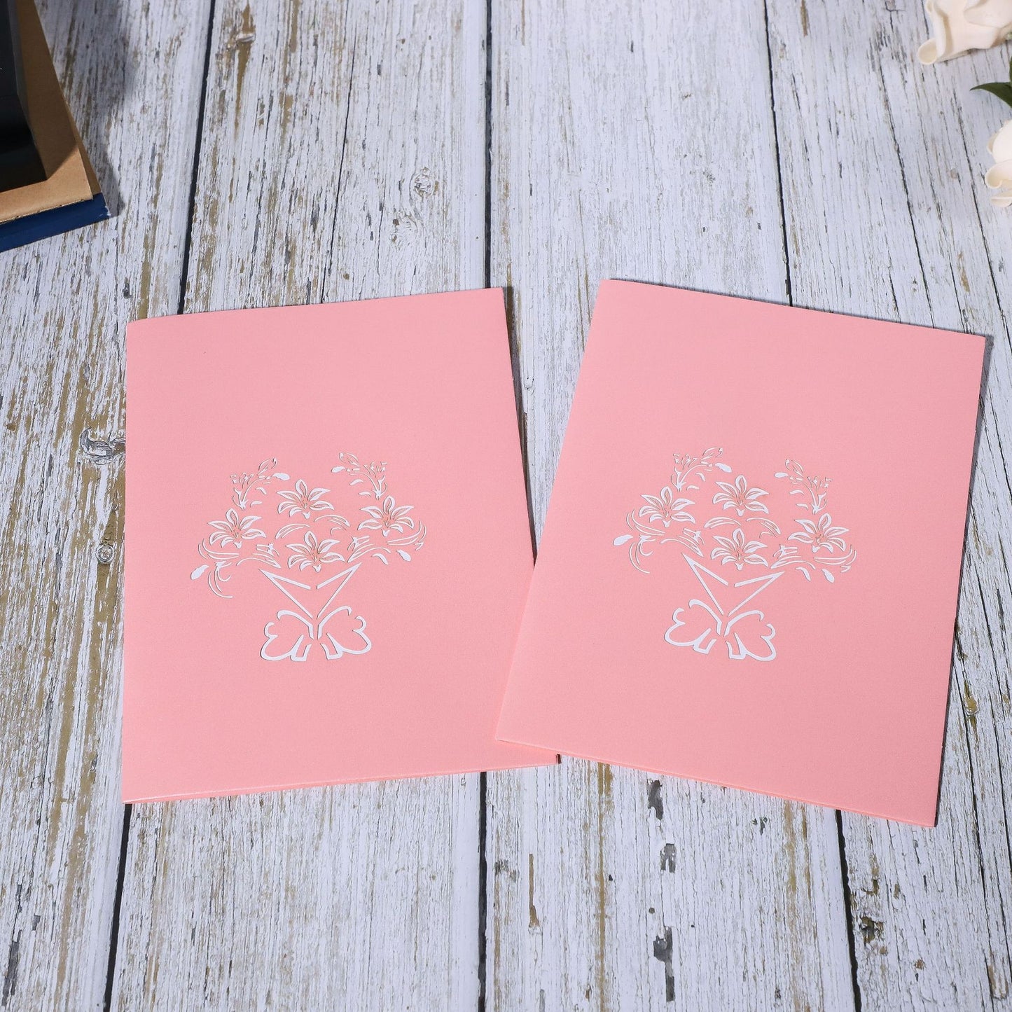 Lily Flowers Pop Up Card