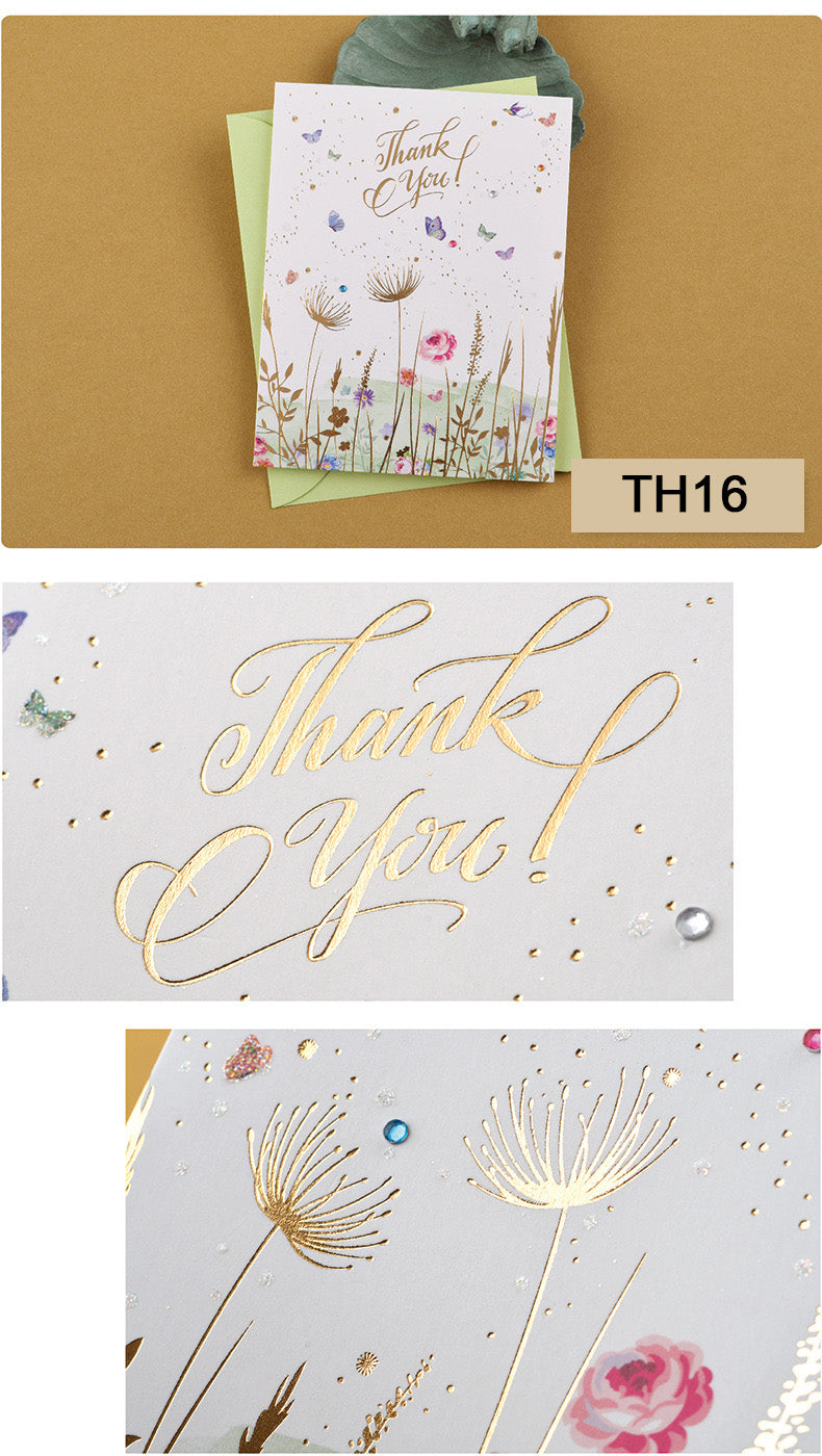 Thank You Cards - Butterfly Series - Set of 3