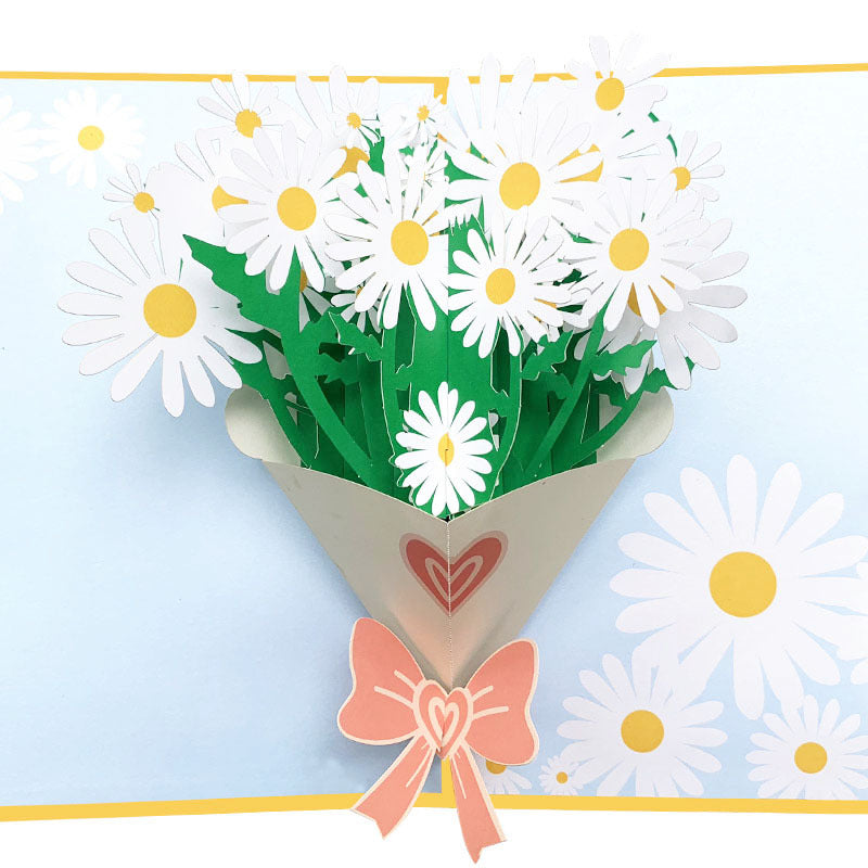 Daisy Bouquet Pop Up Card