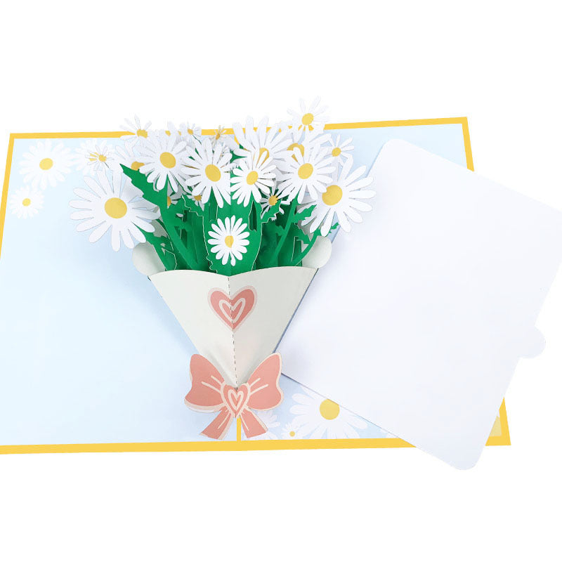 Daisy Bouquet Pop Up Card