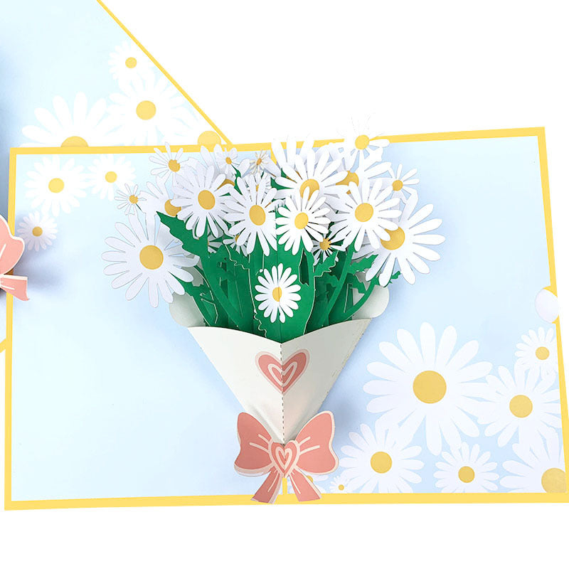 Daisy Bouquet Pop Up Card