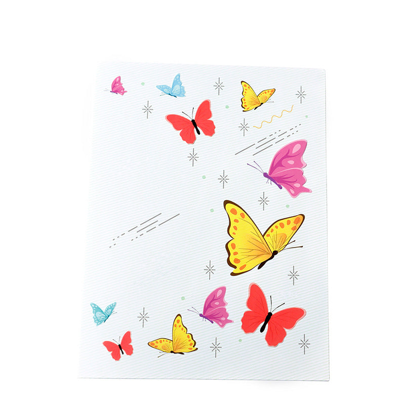 Colourful Butterfly Pop Up Card - 3 Styles