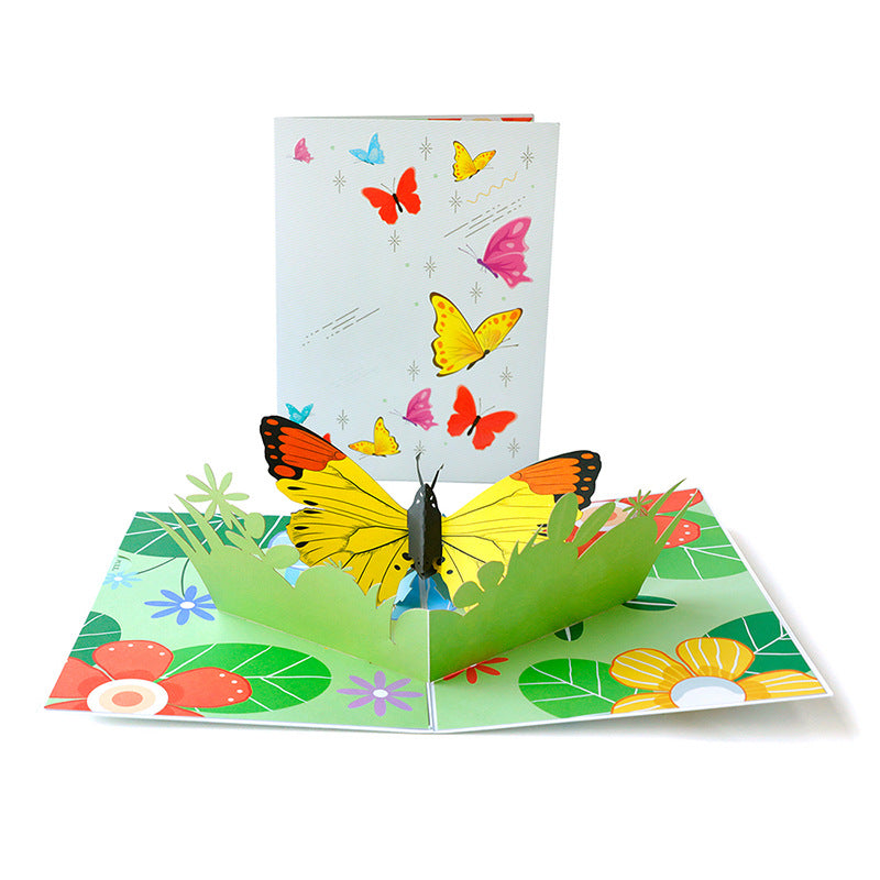 Colourful Butterfly Pop Up Card - 3 Styles