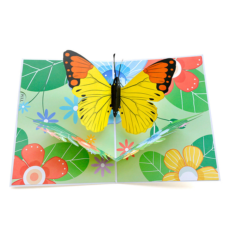 Colourful Butterfly Pop Up Card - 3 Styles