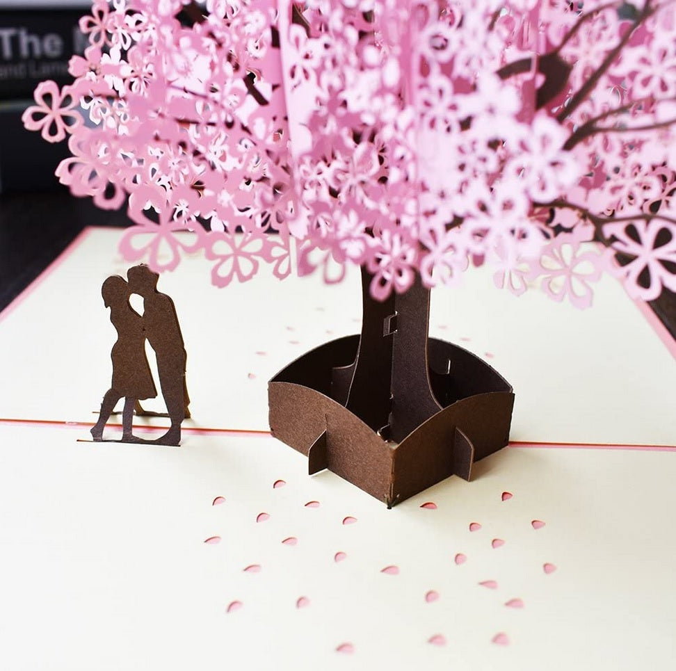 Cherry Blossom Pop Up Card | 3 Styles