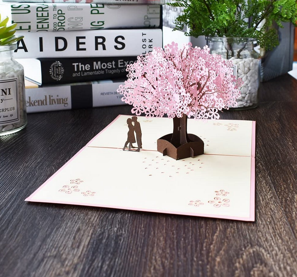 Cherry Blossom Pop Up Card | 3 Styles