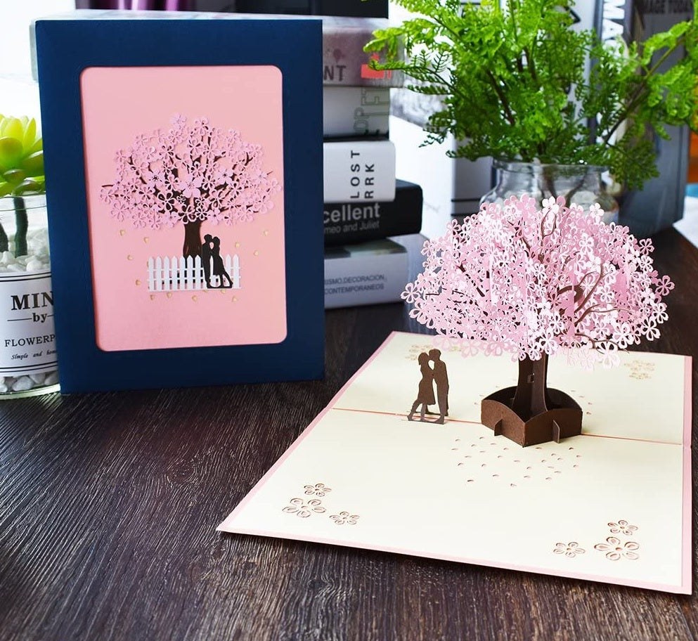 Cherry Blossom Pop Up Card | 3 Styles