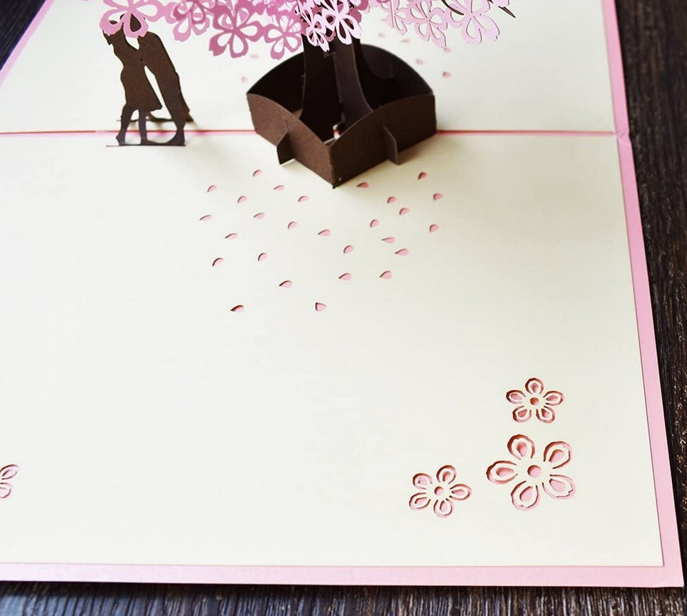 Cherry Blossom Pop Up Card | 3 Styles