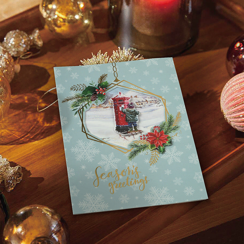 Christmas Cards Set with Hollow Window - Pack of 6