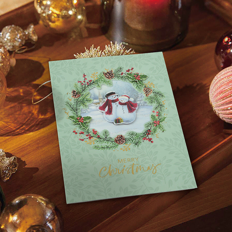 Christmas Cards Set with Hollow Window - Pack of 6