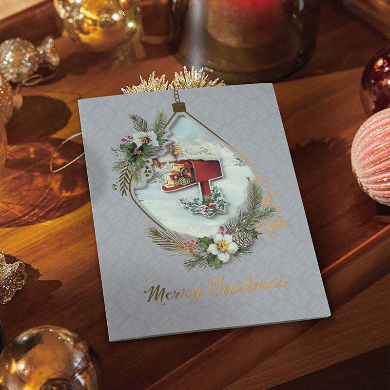 Christmas Cards Set with Hollow Window - Pack of 6