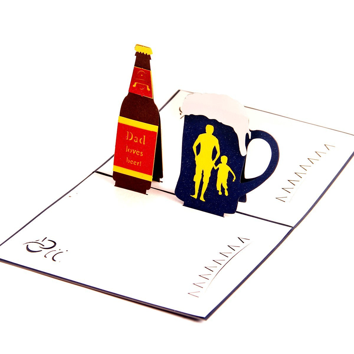 Fathers Day Card - Beer Bottle