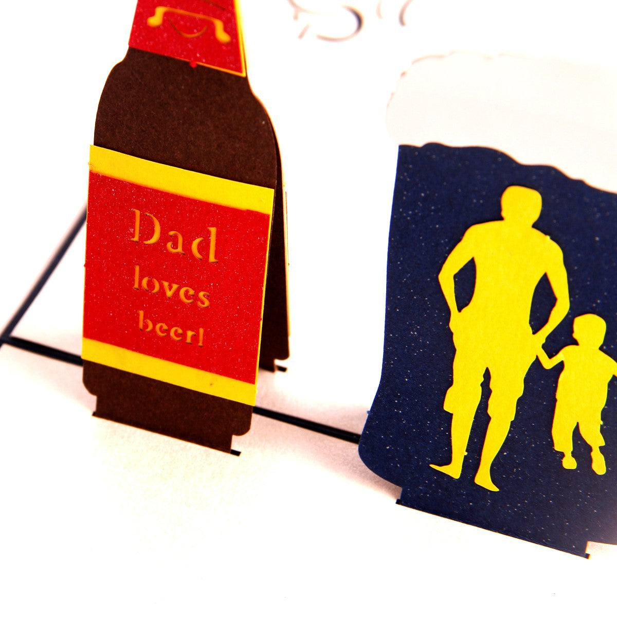 Fathers Day Card - Beer Bottle