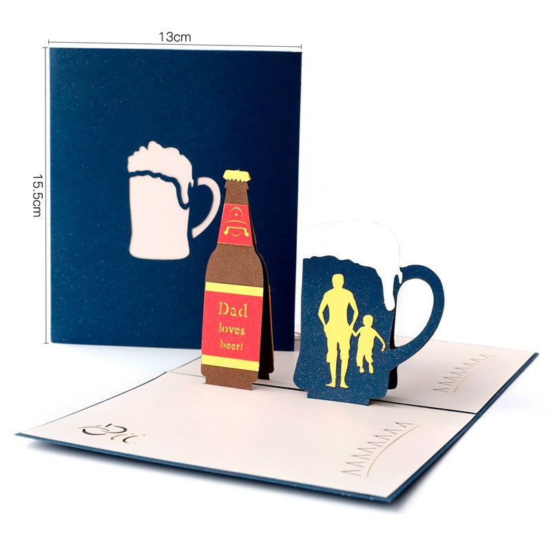 Fathers Day Card - Beer Bottle