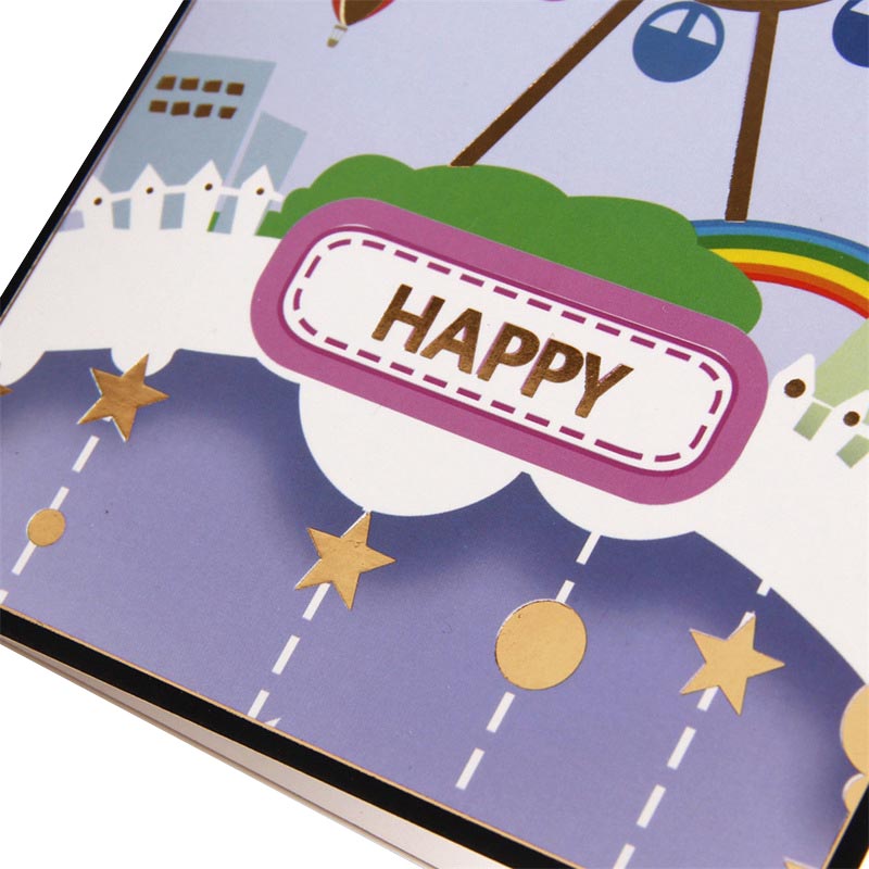 Ferris Wheel Pop Up Card - Happy