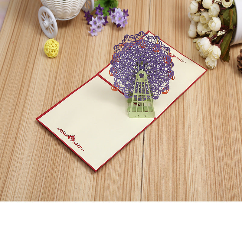  Big Ferris Wheel Pop Up Card