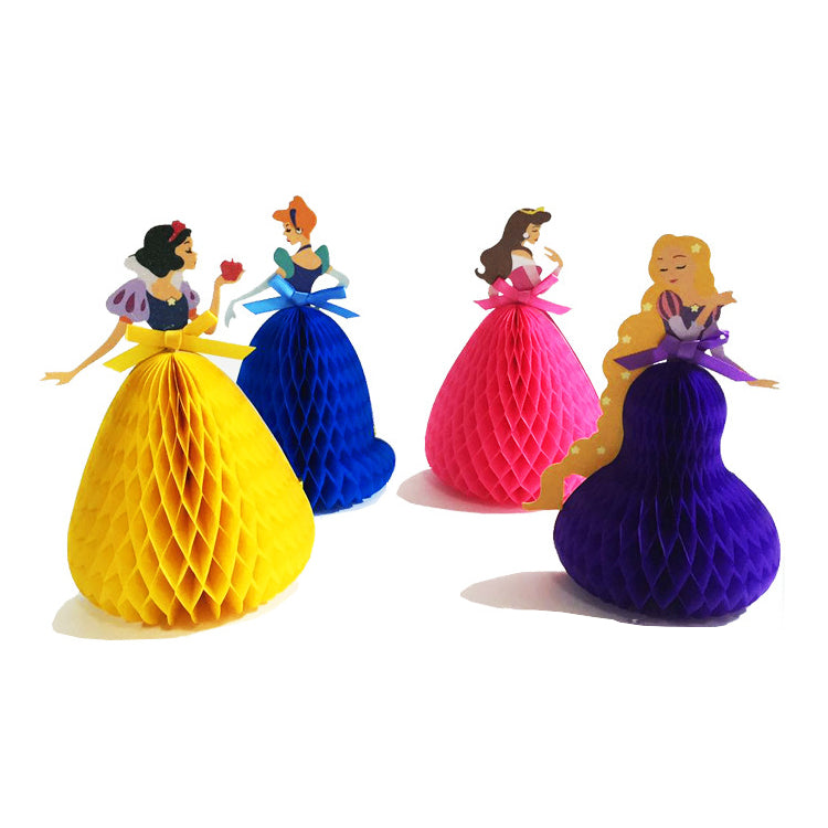 Princess 3D Cards - Aurora, Snow White, Rapunzel, Cinderella | Pop Up Card | Birthday Gift | Greeting Card