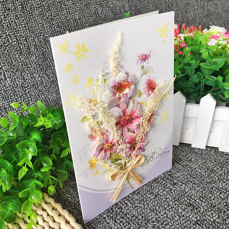 Birthday Cards - Dry Flowers Series