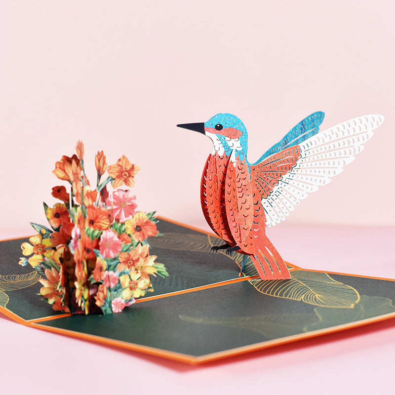 Hummingbird Pop Up Card - 5 Styles