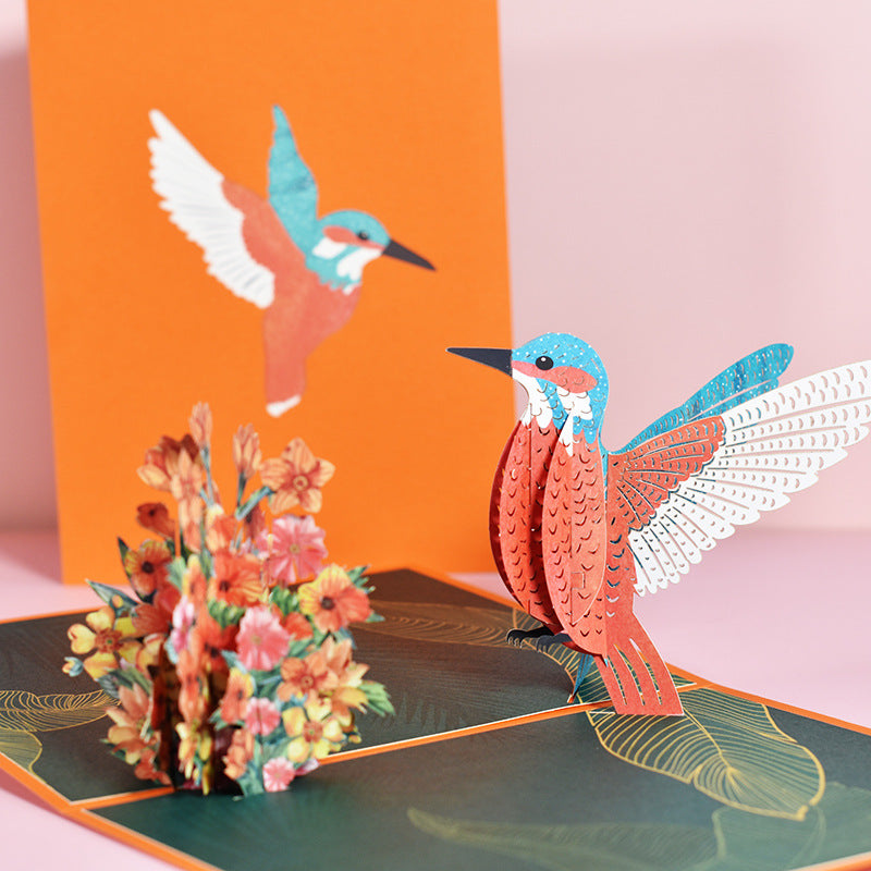 Hummingbird Pop Up Card - 5 Styles