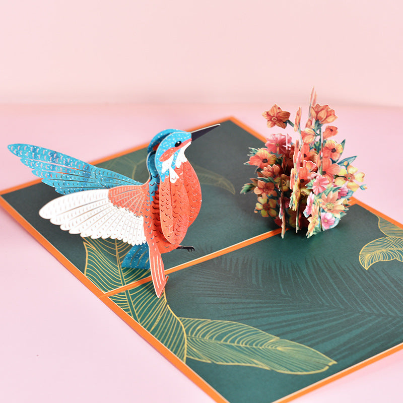 Hummingbird Pop Up Card - 5 Styles