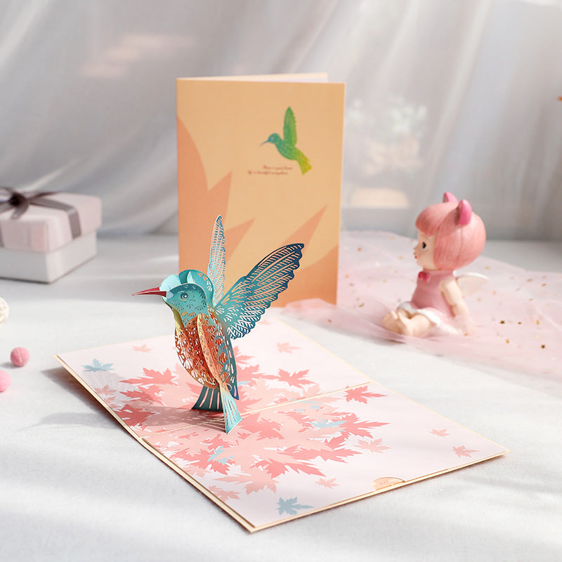 Hummingbird Pop Up Card - 5 Styles